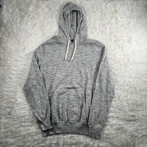 J. Crew Sweater Women's‎ Large Heather Gray Pullover Hoodie Athleisure Comfort